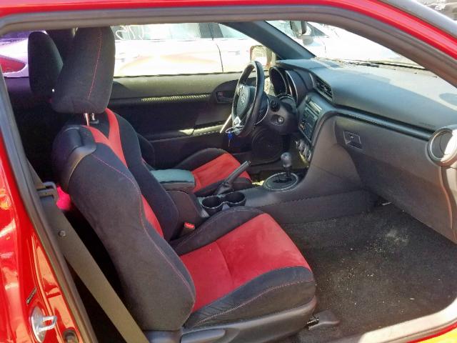 JTKJF5C7XD3049843 - 2013 TOYOTA SCION TC წითელი ფოტო 5
