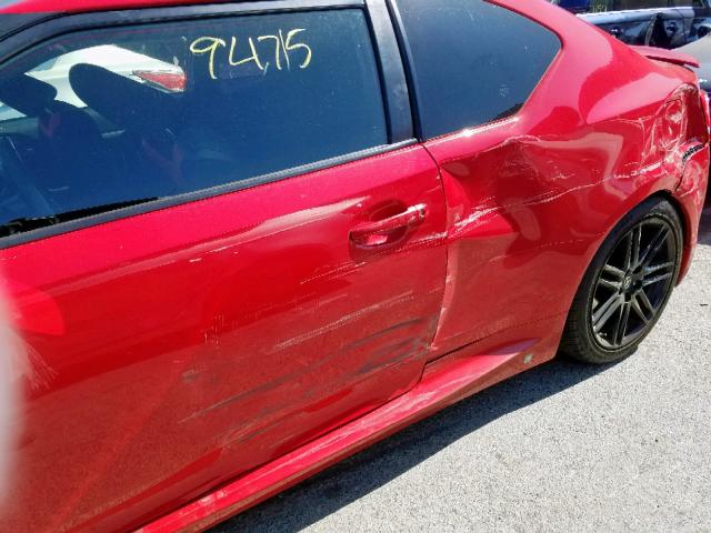 JTKJF5C7XD3049843 - 2013 TOYOTA SCION TC წითელი ფოტო 9