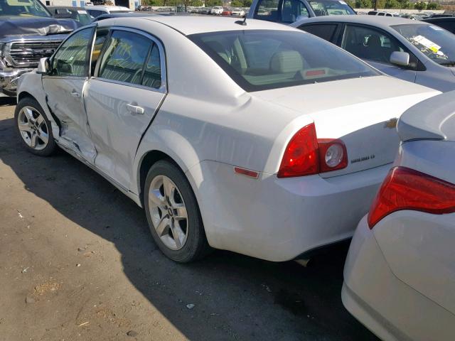 1G1ZC5EB5AF103931 - 2010 CHEVROLET MALIBU 1LT 白色 照片 3