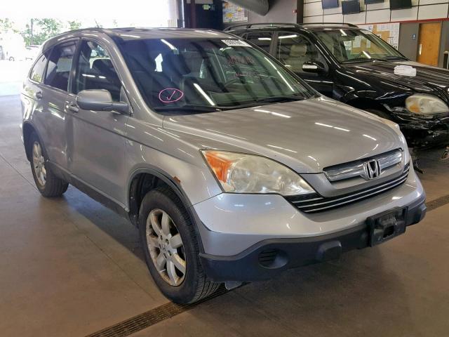 JHLRE487X7C123379 - 2007 HONDA CR-V EXL SILVER photo 1