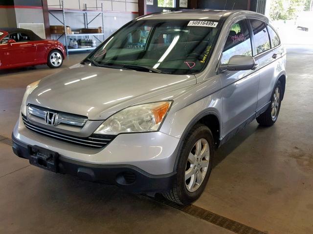 JHLRE487X7C123379 - 2007 HONDA CR-V EXL SILVER photo 2