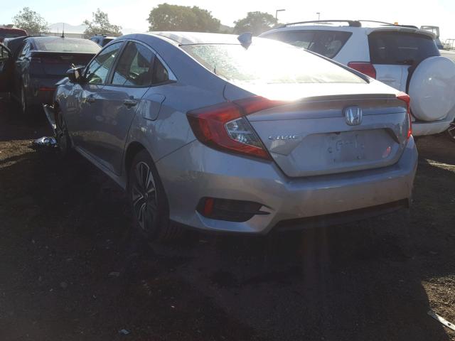 2HGFC1F77GH659809 - 2016 HONDA CIVIC EXL SILVER photo 3