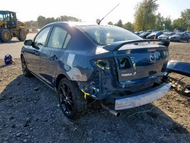 JM1BK323371683795 - 2007 MAZDA 3 S BLUE photo 3