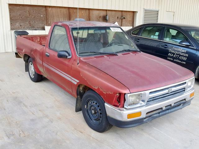 4TARN81P8RZ171473 - 1994 TOYOTA PICKUP 1/2 RED photo 1