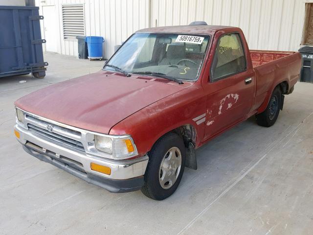 4TARN81P8RZ171473 - 1994 TOYOTA PICKUP 1/2 RED photo 2