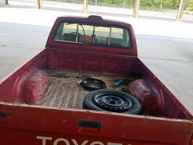 4TARN81P8RZ171473 - 1994 TOYOTA PICKUP 1/2 RED photo 6