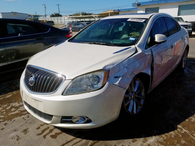 1G4PR5SK6C4128641 - 2012 BUICK VERANO CON WHITE photo 2