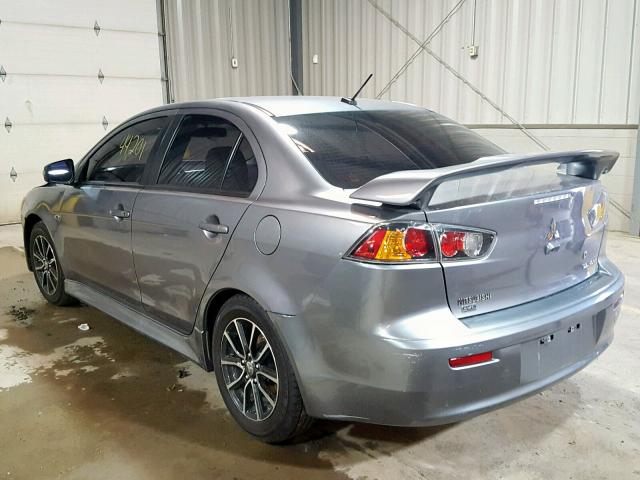 JA32V2FWXFU021794 - 2015 MITSUBISHI LANCER SE GRAY photo 3