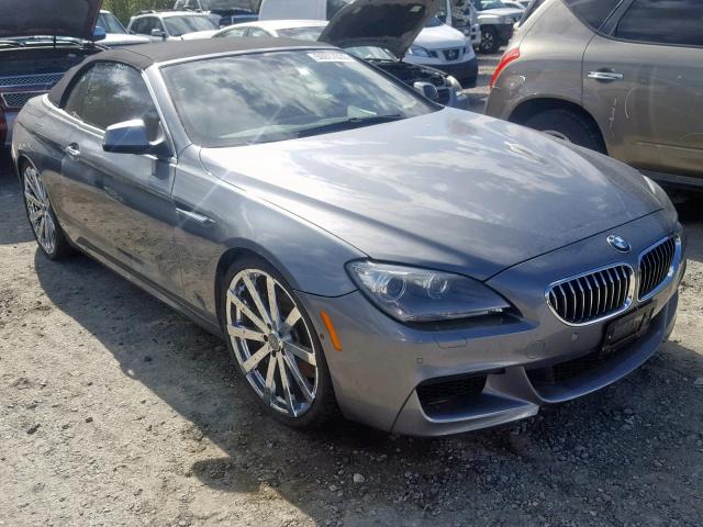 WBALZ3C56CDL71699 - 2012 BMW 650 I GRAY photo 1