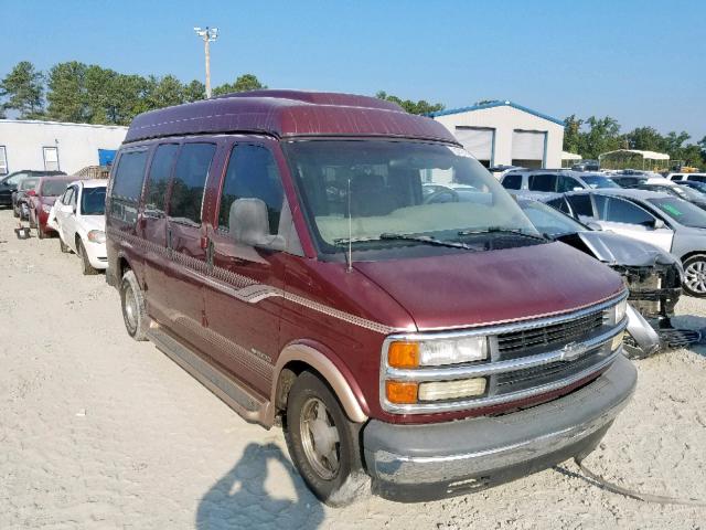 1GBFG15RXX1062937 - 1999 CHEVROLET EXPRESS G1 BURGUNDY photo 1