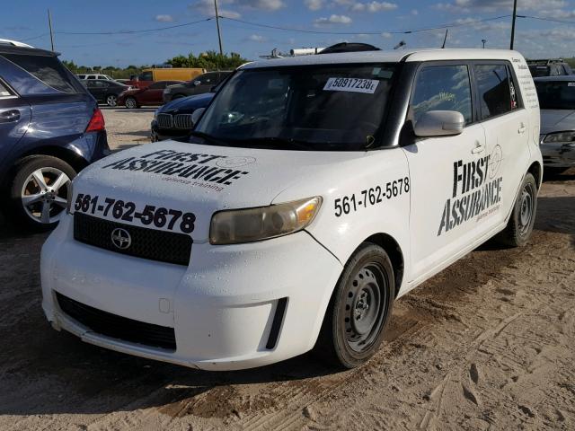 JTLKE50E181031397 - 2008 TOYOTA SCION XB თეთრი ფოტო 2