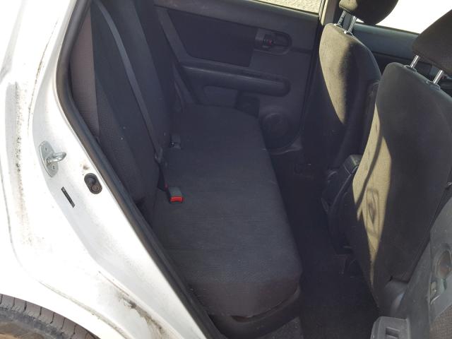 JTLKE50E181031397 - 2008 TOYOTA SCION XB თეთრი ფოტო 6