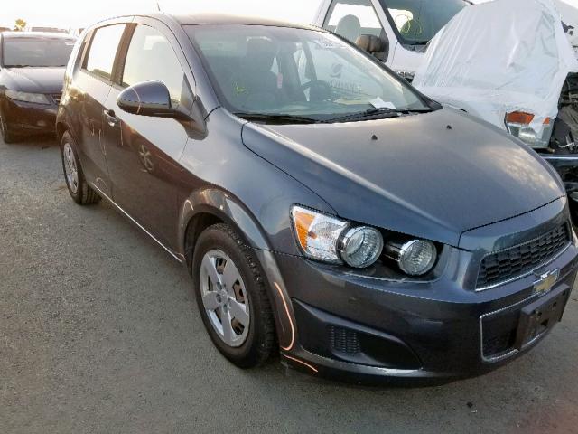 1G1JA6SG5D4187788 - 2013 CHEVROLET SONIC LS CHARCOAL photo 1