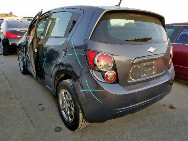 1G1JA6SG5D4187788 - 2013 CHEVROLET SONIC LS CHARCOAL photo 3