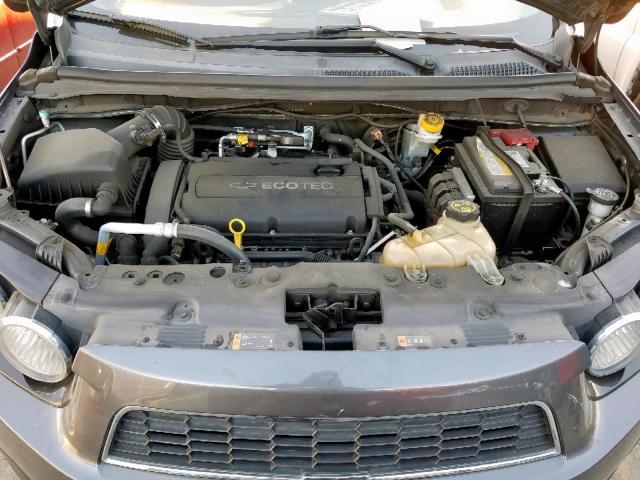 1G1JA6SG5D4187788 - 2013 CHEVROLET SONIC LS CHARCOAL photo 7