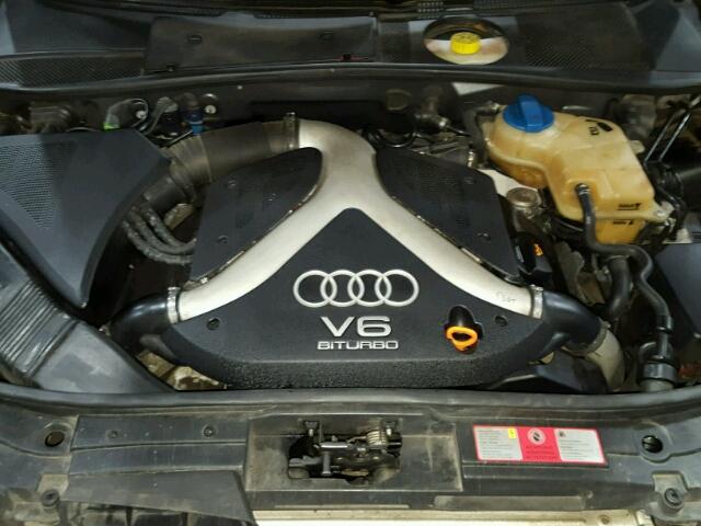 WAULD64B04N013482 - 2004 AUDI A6 2.7T QU GRAY photo 7