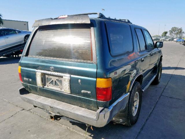 JT3VN39W8R0143103 - 1994 TOYOTA 4RUNNER VN GREEN photo 4