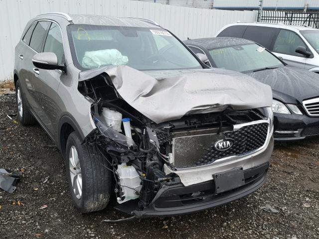 5XYPG4A30HG275223 - 2017 KIA SORENTO LX GRAY photo 1