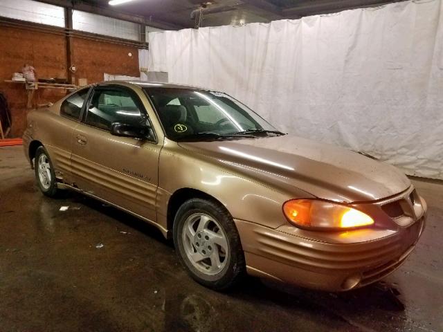 1G2NE12T2XM845105 - 1999 PONTIAC GRAND AM S GOLD photo 1