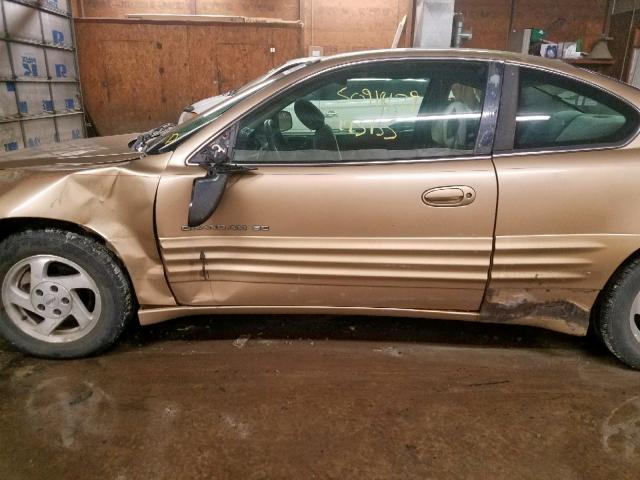 1G2NE12T2XM845105 - 1999 PONTIAC GRAND AM S GOLD photo 10