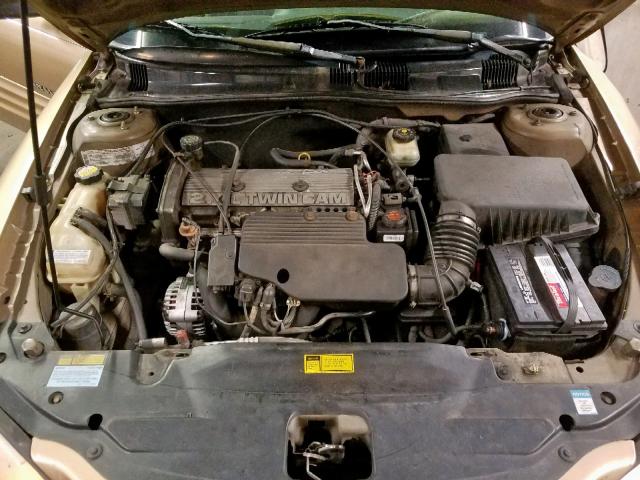 1G2NE12T2XM845105 - 1999 PONTIAC GRAND AM S GOLD photo 7