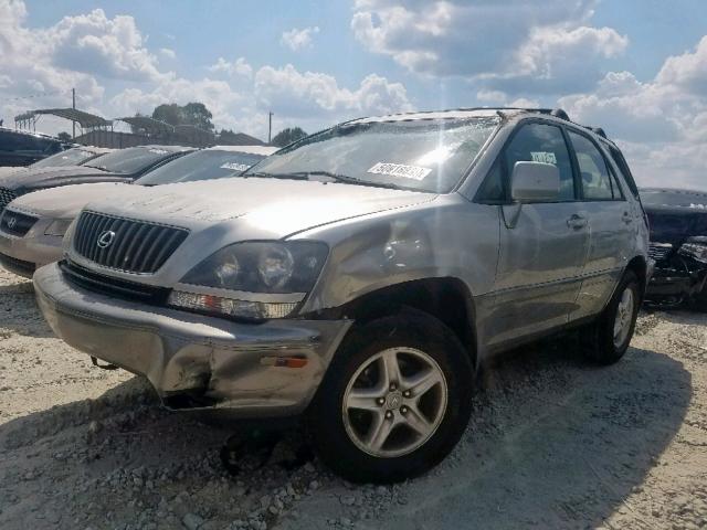 JT6GF10U3Y0058287 - 2000 LEXUS RX 300 SILVER photo 2