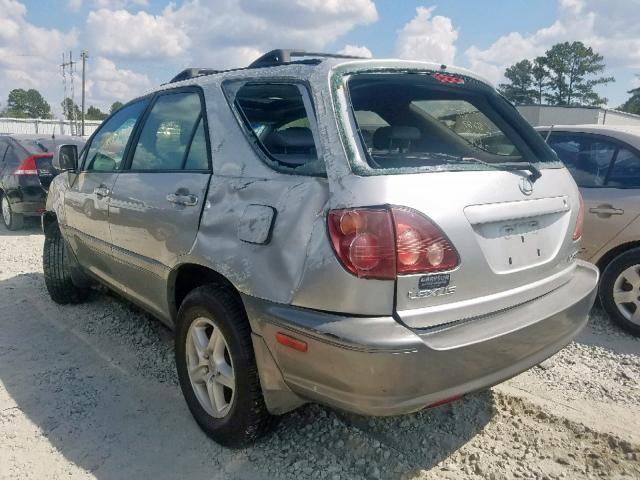 JT6GF10U3Y0058287 - 2000 LEXUS RX 300 SILVER photo 3