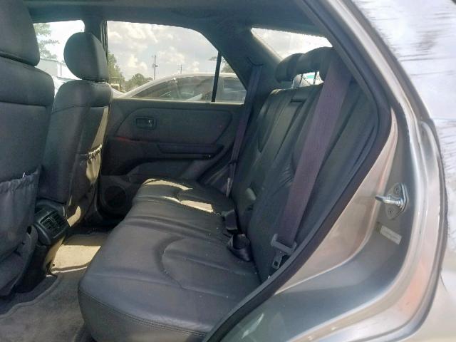 JT6GF10U3Y0058287 - 2000 LEXUS RX 300 SILVER photo 6