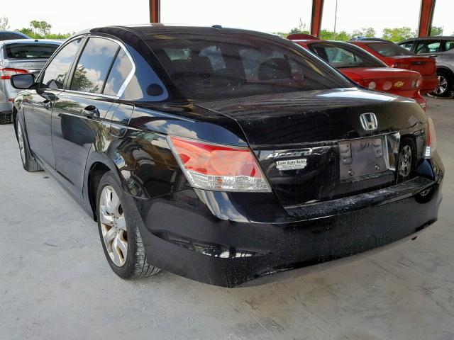 1HGCP26849A122046 - 2009 HONDA ACCORD EXL BLACK photo 3