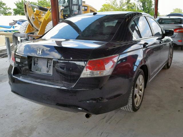 1HGCP26849A122046 - 2009 HONDA ACCORD EXL BLACK photo 4