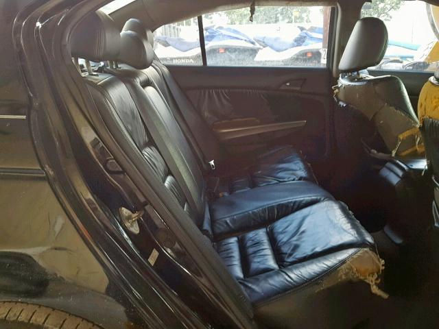 1HGCP26849A122046 - 2009 HONDA ACCORD EXL BLACK photo 6