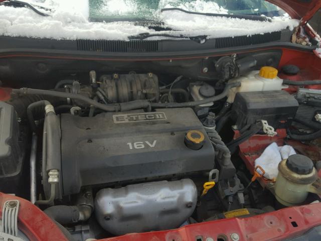 KL1TD66608B078088 - 2008 CHEVROLET AVEO BASE Bordo foto 7