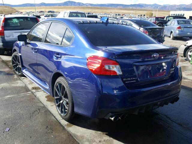 JF1VA1F65J9823322 - 2018 SUBARU WRX PREMIU BLUE photo 3