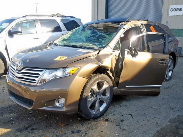 4T3BK3BBXBU046968 - 2011 TOYOTA VENZA BROWN photo 2