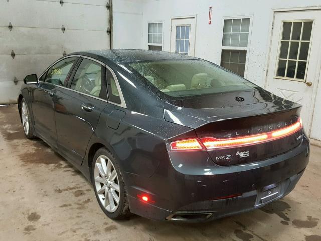 3LN6L2J91FR602856 - 2015 LINCOLN MKZ GREEN photo 3
