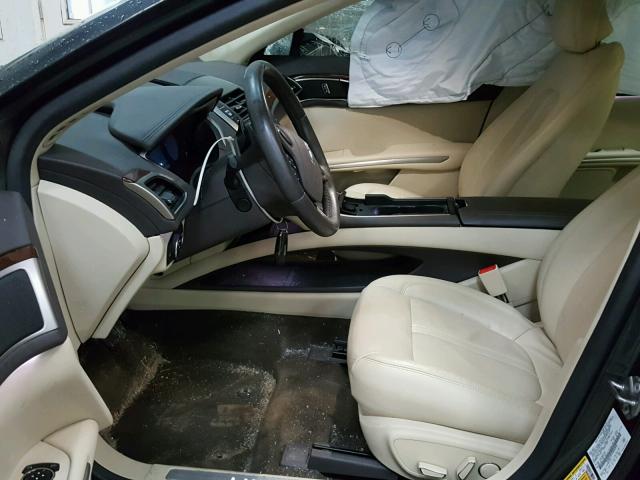 3LN6L2J91FR602856 - 2015 LINCOLN MKZ GREEN photo 5