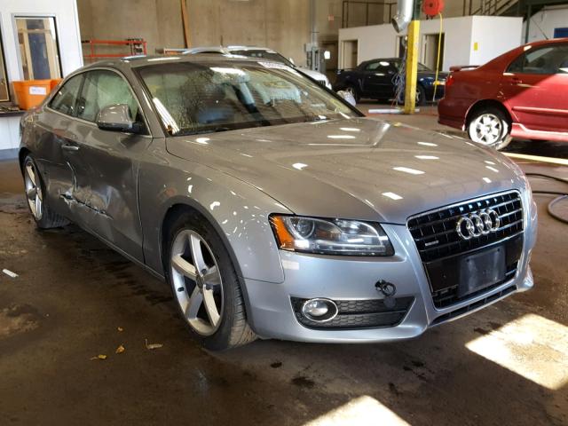 WAUDK78T49A054375 - 2009 AUDI A5 QUATTRO SILVER photo 1