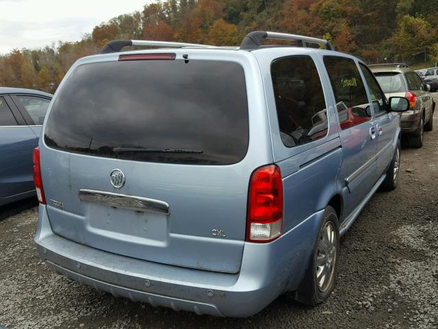 5GADV33W67D178343 - 2007 BUICK TERRAZA CX BLUE photo 4