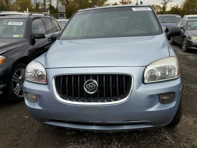 5GADV33W67D178343 - 2007 BUICK TERRAZA CX BLUE photo 9