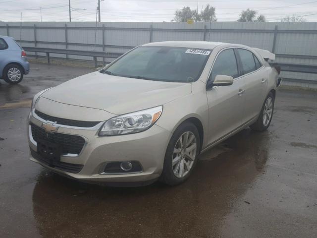 1G11H5SL0EF281246 - 2014 CHEVROLET MALIBU LTZ BEIGE photo 2