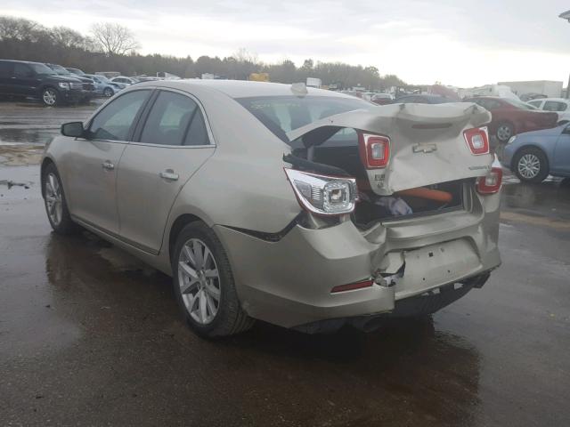 1G11H5SL0EF281246 - 2014 CHEVROLET MALIBU LTZ BEIGE photo 3