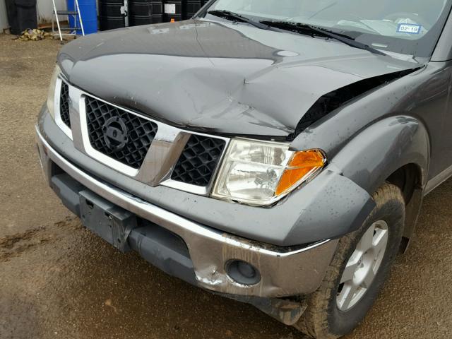 1N6AD07W68C424129 - 2008 NISSAN FRONTIER C GRAY photo 9