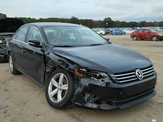 1VWBH7A33DC106382 - 2013 VOLKSWAGEN PASSAT SE BLACK photo 1