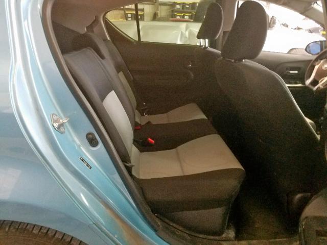 JTDKDTB35F1105531 - 2015 TOYOTA PRIUS C BLUE photo 6