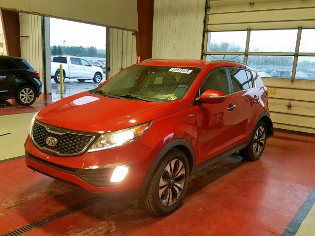 KNDPCCA61C7277939 - 2012 KIA SPORTAGE S RED photo 2