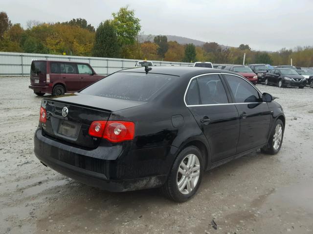 3VWCT71K16M852874 - 2006 VOLKSWAGEN JETTA TDI BLACK photo 4