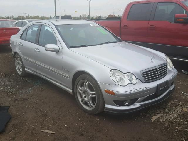 WDBRF65J03F376692 - 2003 MERCEDES-BENZ C 32 AMG K SILVER photo 1