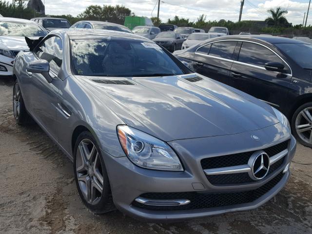 WDDPK4HA5EF087689 - 2014 MERCEDES-BENZ SLK 250 SILVER photo 1