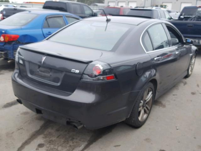 6G2ER57718L144279 - 2008 PONTIAC G8 BLACK photo 4