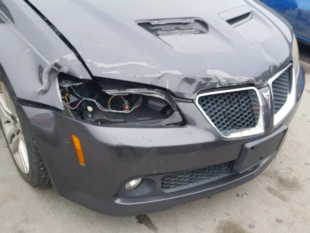 6G2ER57718L144279 - 2008 PONTIAC G8 BLACK photo 9